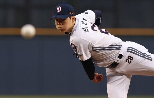 두산 베어스 투수 최승용. 사진┃두산 베어스