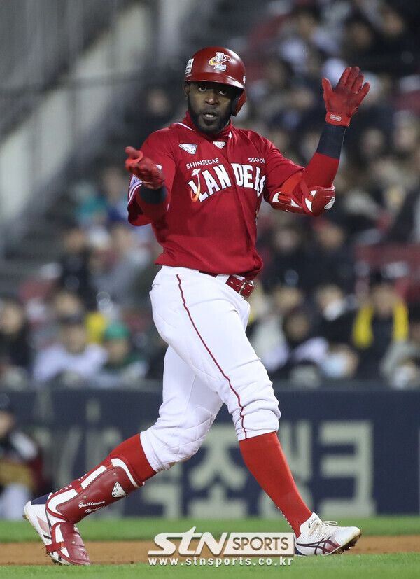 SSG 랜더스 외야수 기예르모 에레디아. 사진┃뉴시스