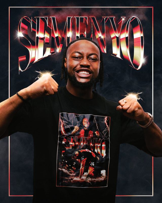 AFC본머스 소속 공격수 앙투완 세메뇨. 사진┃AFC본머스