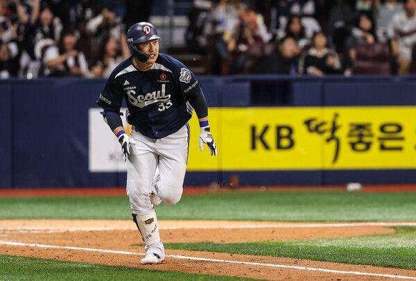 두산베어스 외야수 김인태. 사진┃두산베어스