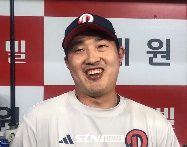 두산베어스 외야수 김인태. 고척=사진┃이형주 기자