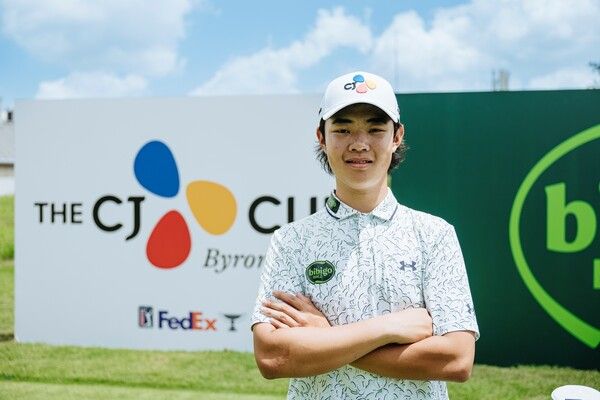 지난해 대회 최연소 컷통과 기록을 세운 크리스 김. 사진┃CJ그룹