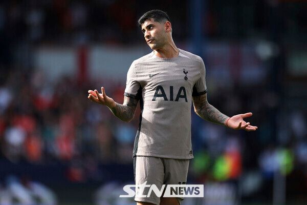 토트넘 홋스퍼 수비수 크리스티안 로메로.&nbsp;사진┃뉴시스/AP