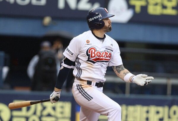 두산 베어스 외야수 제이크 케이브. 사진┃두산 베어스