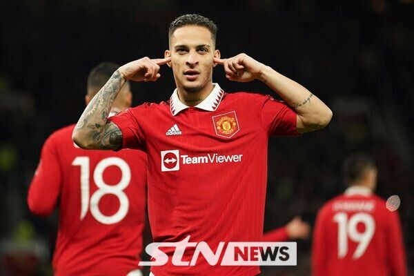 맨체스터 유나이티드 활약 당시 안토니. 사진┃뉴시스/AP