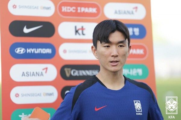 대한민국 대표팀 황인범. 사진┃대한축구협회