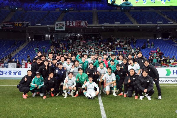 대전하나시티즌 선수단. 사진┃대전하나시티즌