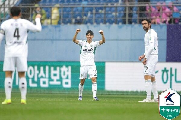 전북현대 전진우. 사진┃한국프로축구연맹
