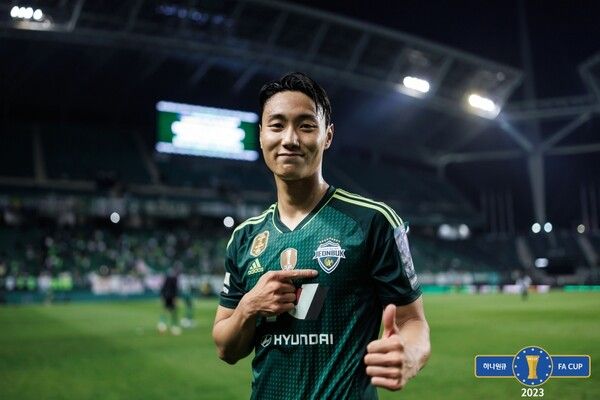 전북현대 활약 시절 백승호. 사진┃대한축구협회