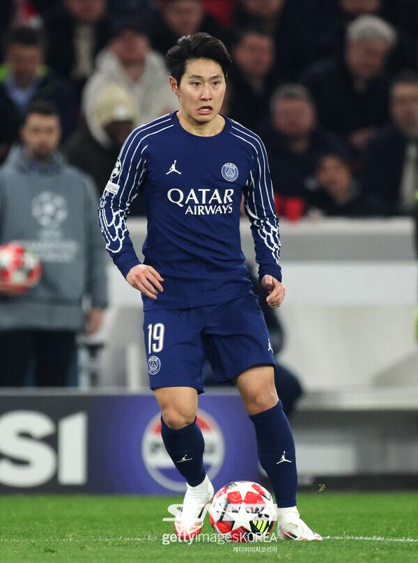 파리 생제르맹의 이강인. 사진┃게티이미지코리아