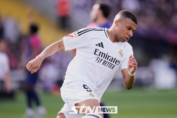 레알 마드리드 공격수 킬리앙 음바페. 사진┃뉴시스/AP