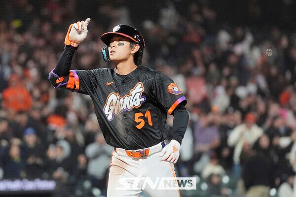샌프란시스코 자이언츠 외야수 이장후. 사진┃뉴시스/AP