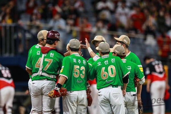 키움 히어로즈 선수단. 사진┃키움 히어로즈