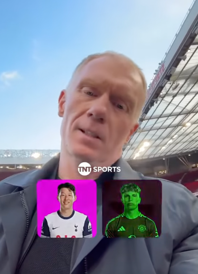 맨체스터 유나이티드 레전드 출신 전문가 폴 스콜스는 최근 영국 매체 ‘TNT스포츠’를 통해 UEL 결승전 통합 베스트 11을 선정했는데 손흥민을 빼고 알레한드로 가르나초를 선택했다.&nbsp;사진┃TNT스포츠