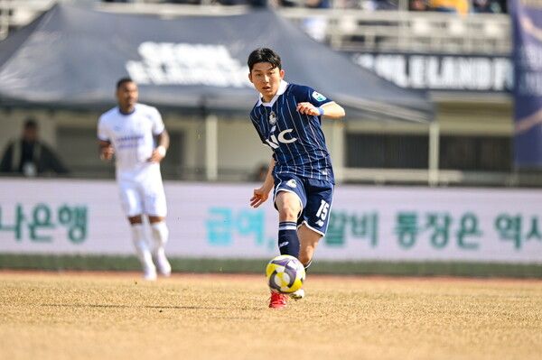 서울이랜드 서재민. 사진┃서울이랜드