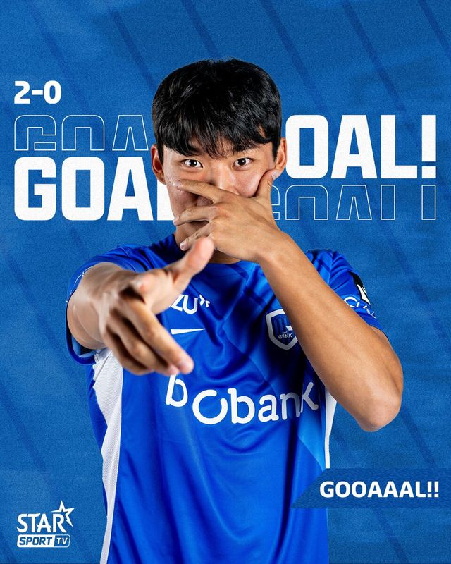 KRC헹크 오현규. 사진┃KRC헹크