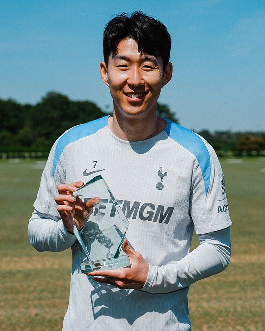 토트넘 홋스퍼 캡틴 손흥민이 올해의 골을 수상했다. 사진┃토트넘 홋스퍼