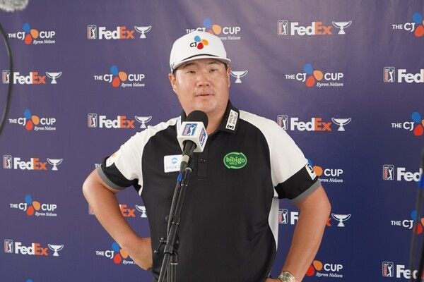 더CJ컵 바이런 넬슨 1라운드 임성재 플래쉬 존 인터뷰. 사진┃CJ그룹 제공