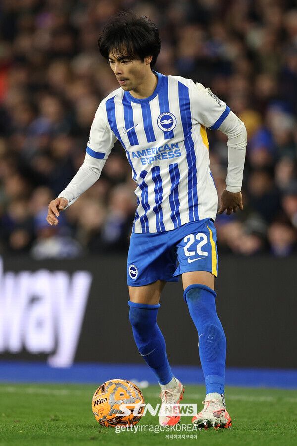 브라이튼 앤 호브 앨비언 윙포워드 미토마 카오루. 사진┃게티이미지코리아