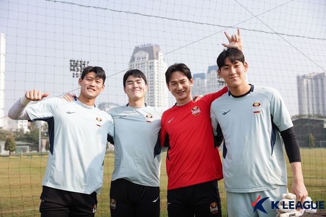 FC서울 최철원, 백종범, 강현무, 임준섭. 사진┃한국프로축구연맹