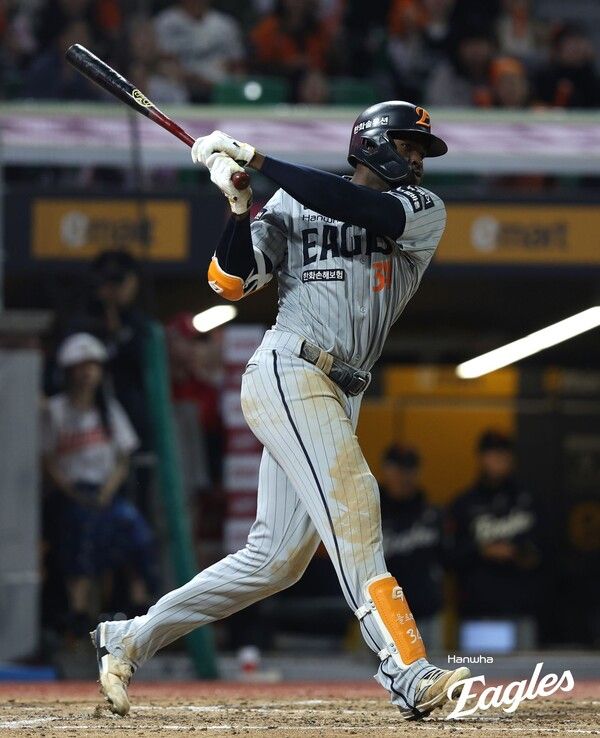 한화 이글스 외야수 에스테반 플로리얼. 사진┃한화 이글스