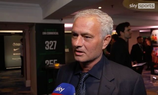 영국 '스카이스포츠'와의 인터뷰에 응한 조세 무리뉴 감독. 사진┃스카이스포츠