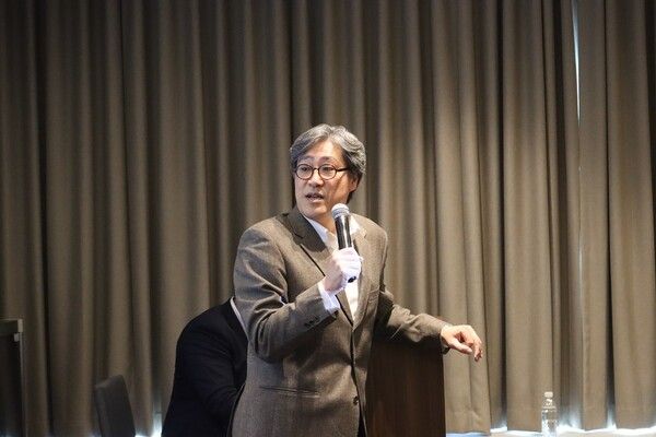 지속 가능한 농구 생태계 구축을 목표로하는 디비전리그. 그 설명회 모습. 사진┃대한민국농구협회