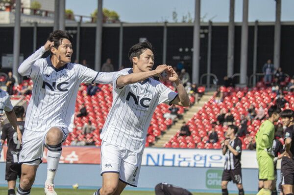 후반 49분 역전골을 기록한 정재민. 사진┃서울 이랜드