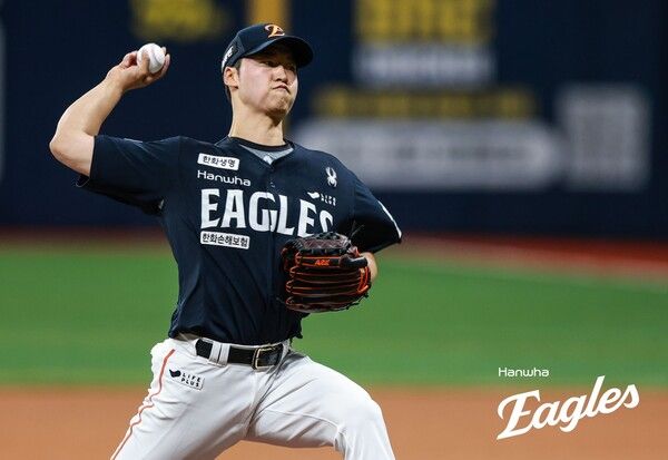 한화이글스 투수 엄상백. 사진┃한화이글스