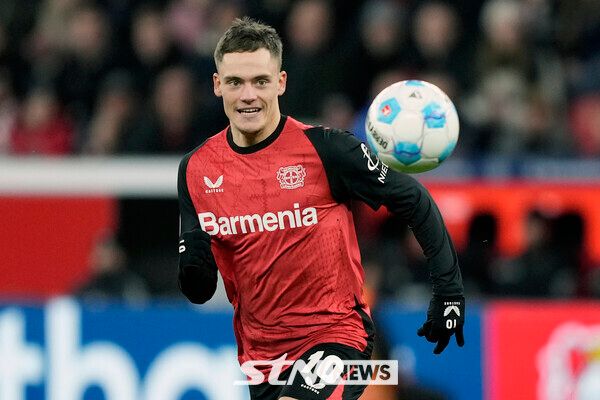 바이어 04 레버쿠젠 공격형 미드필더 플로리안 비르츠. 사진┃뉴시스/AP