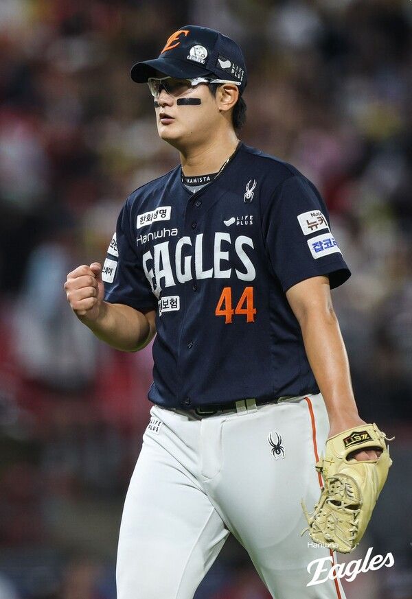 한화 이글스 마무리 투수 김서현. 사진┃한화 이글스