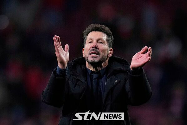 아틀레티코 마드리드 디에고 시메오네 감독. 사진┃뉴시스/AP