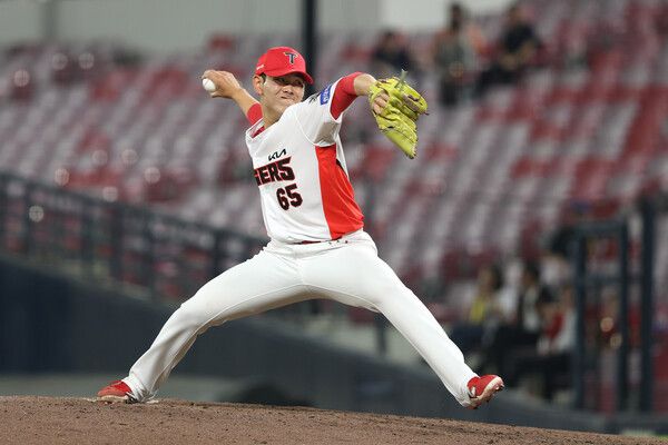 KIA 타이거즈의 투수 성영탁. 사진┃KIA 타이거즈