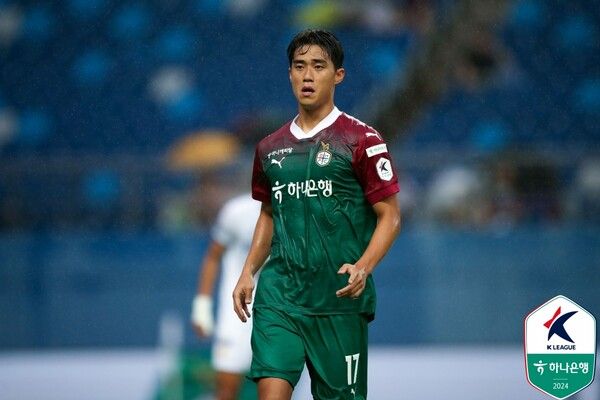 대전하나시티즌 천성훈. 사진┃한국프로축구연맹