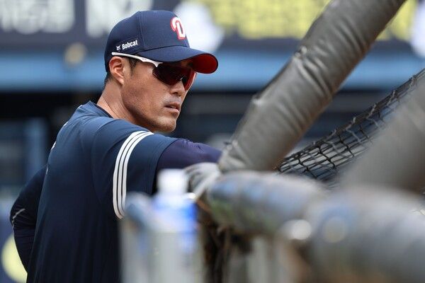 두산 베어스 조성환 감독 대행. 사진┃두산 베어스