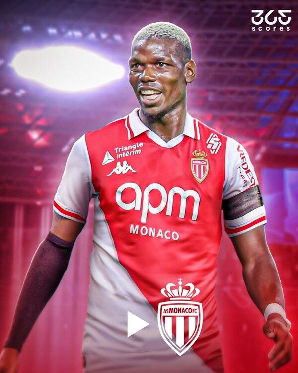 AS 모나코 합류가 임박한 폴 포그바. 사진┃365scores