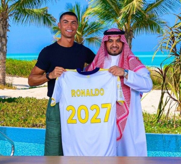 알 나스르의 크리스티아누 호날두. 사진┃알 나스르