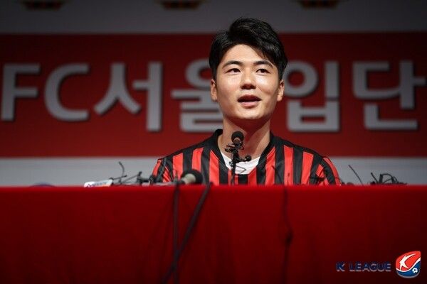 FC서울을 떠나 포항스틸러스 이적이 유력한 기성용. 사진┃한국프로축구연맹