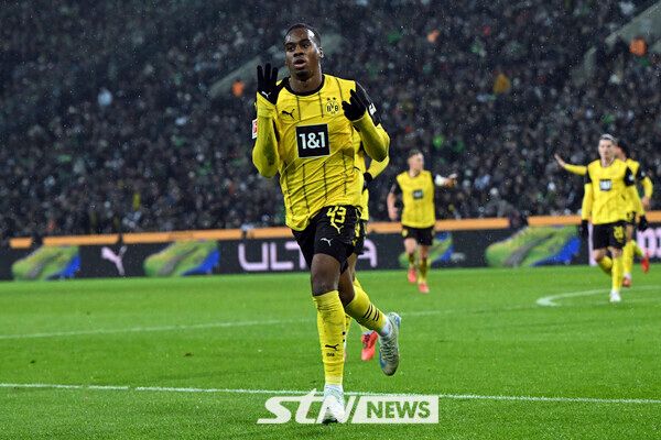 보루시아 도르트문트 윙포워드 제이미 기튼스. 사진┃뉴시스/AP