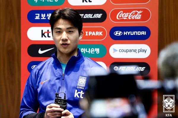 대한민국 대표팀 풀백 설영우. 사진┃대한축구협회