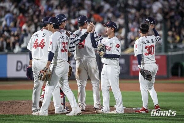 롯데 자이언츠 선수단. 사진┃롯데 자이언츠