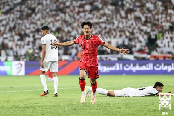 대한민국 대표팀 김진규. 사진┃대한축구협회