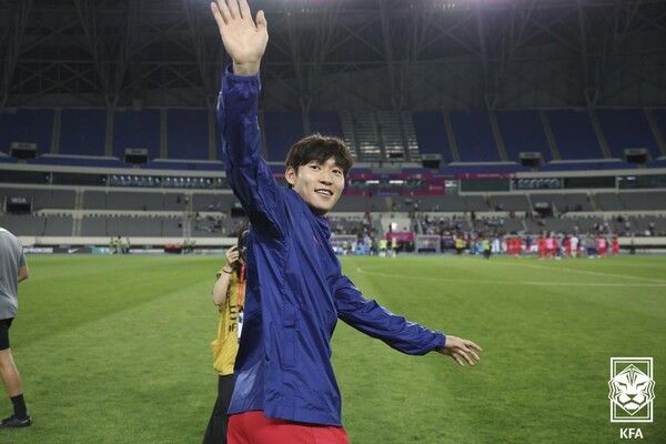 대한민국 대표팀 배준호. 사진┃대한축구협회