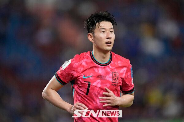 대한민국 대표팀 주장 손흥민. 사진┃뉴시스