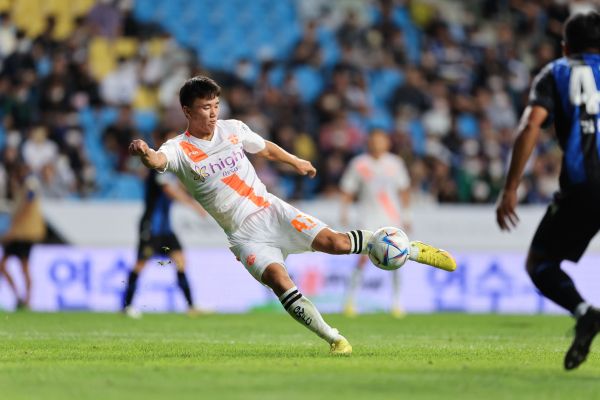 강원FC 시절 양현준. /사진=한국프로축구연맹