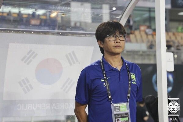 대한민국 여자 대표팀 신상우 감독. /사진=대한축구협회