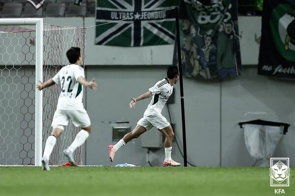 전북현대 송민규. 사진┃대한축구협회