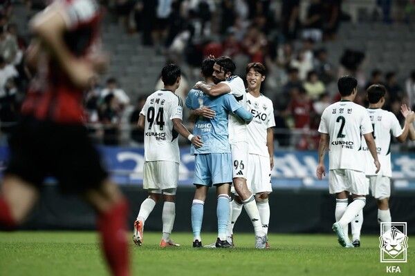 전북현대 선수단. 사진┃대한축구협회