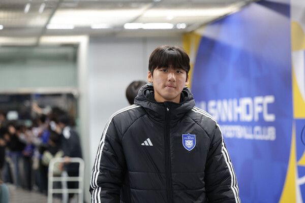 울산HD를 잠시 떠나 오스트리아 리퍼링으로 임대를 떠난 정성빈. /사진=울산HD