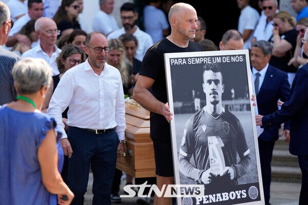 리버풀 출신 디오고 조타의 장례식. /사진=뉴시스/AP